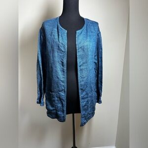 Kasper Denim Blue Jean Jacket